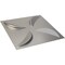 Ekena Millwork 19 5/8in. W x 19 5/8in. H Pinwheel EnduraWall Decorative 3D Wall Panel Covers 2.67 Sq. Ft. WP20X20PICST - alternate 5